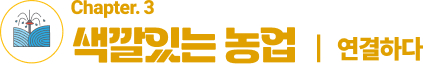 3. 색깔있는 농업 부스배치도